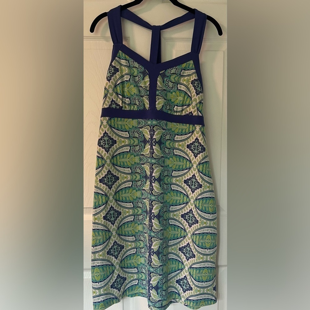 Women's Dakini Paisley Cross Strap Sleeveless Dress